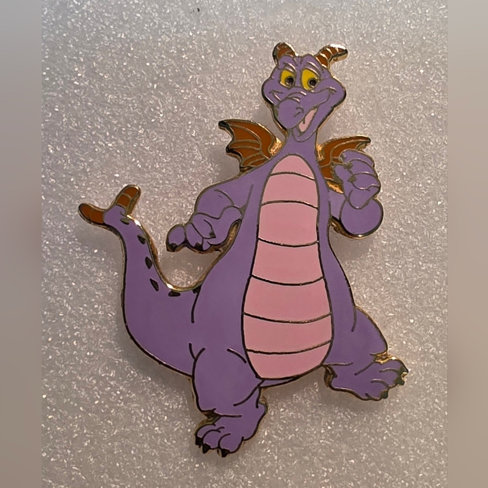 Disney Purple and Pink Dragon Pin